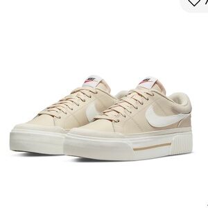 Nike court legacy lift ‘pearl white’